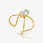 Teardrop Crush Ring - EVRYJEWELS