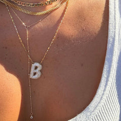 Dazzling Lariat Necklace - EVRYJEWELS