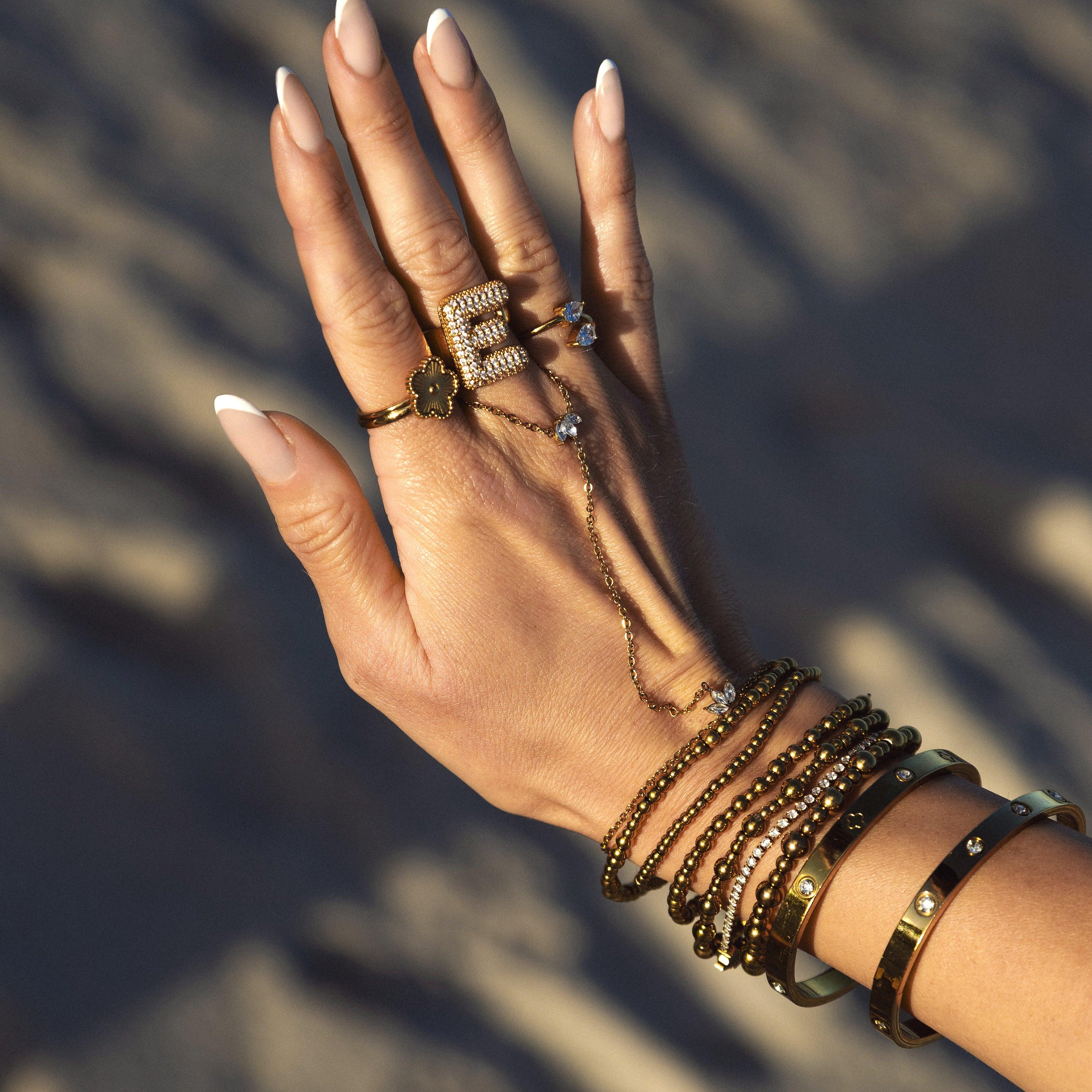 Viral Hand Chains: Anti Tarnish Waterproof