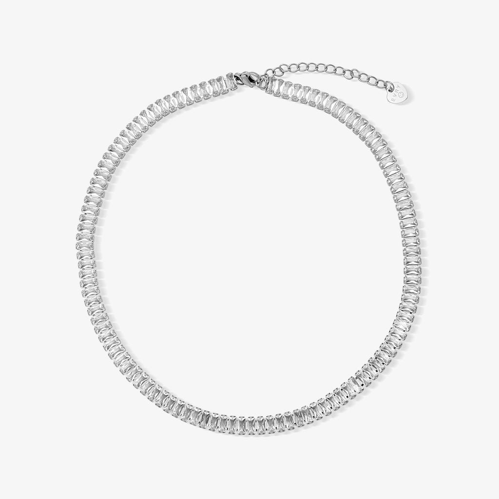 Frost Beam Tennis Choker Necklace