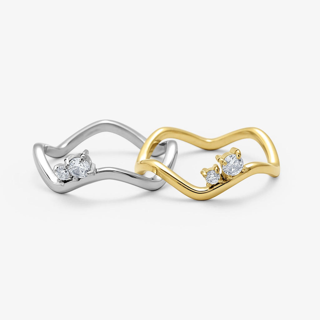 Shimmer Wave Ring