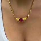 Radiant Rouge Necklace - EVRYJEWELS