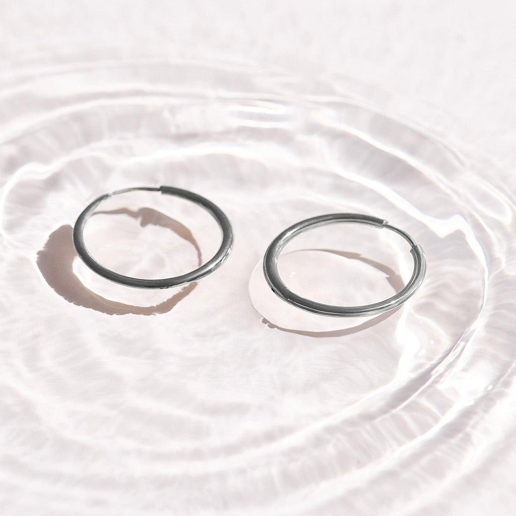 Thin Evryday Hoop Earrings