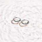 Marquise Crystal Huggie Hoop Earrings