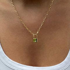 Keep Me Lock Necklace - EVRYJEWELS