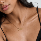 Custom/Personalized Nameplate Cable Necklace