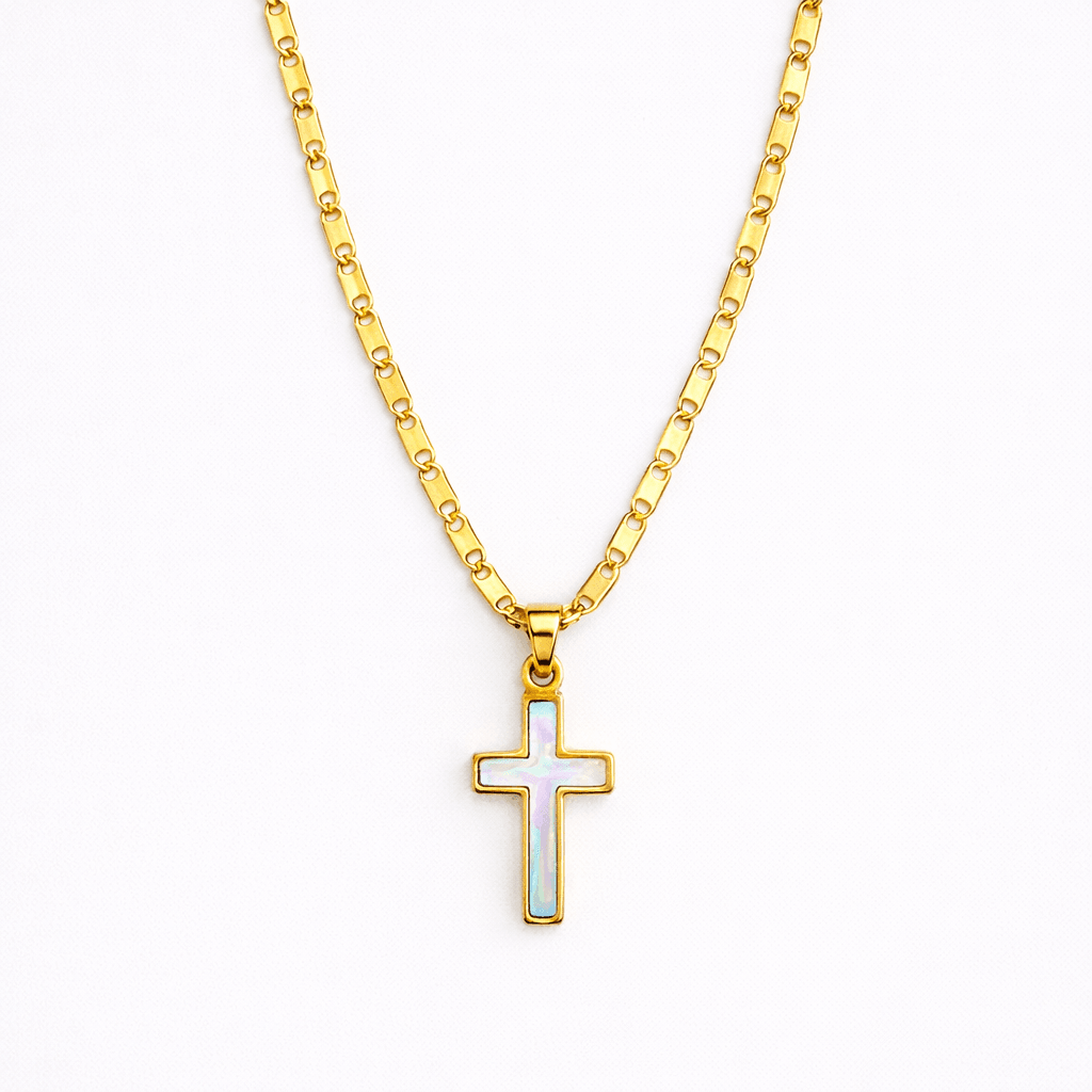 Aura Cross Necklace