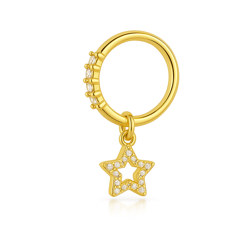 Shine Star Nose Ring - EVRYJEWELS
