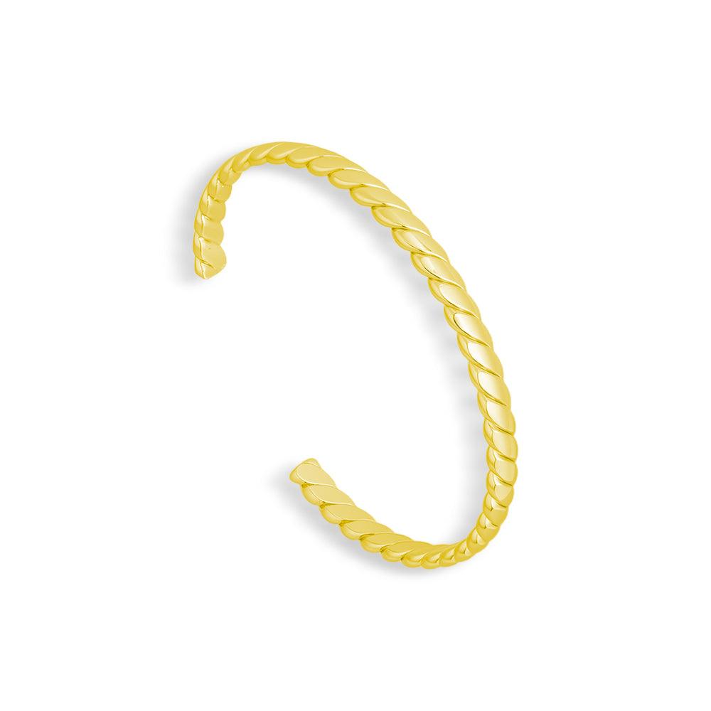 Crossed Bangle - EVRYJEWELS