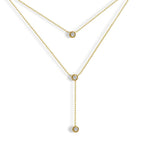 Dahlia Lariat Necklace