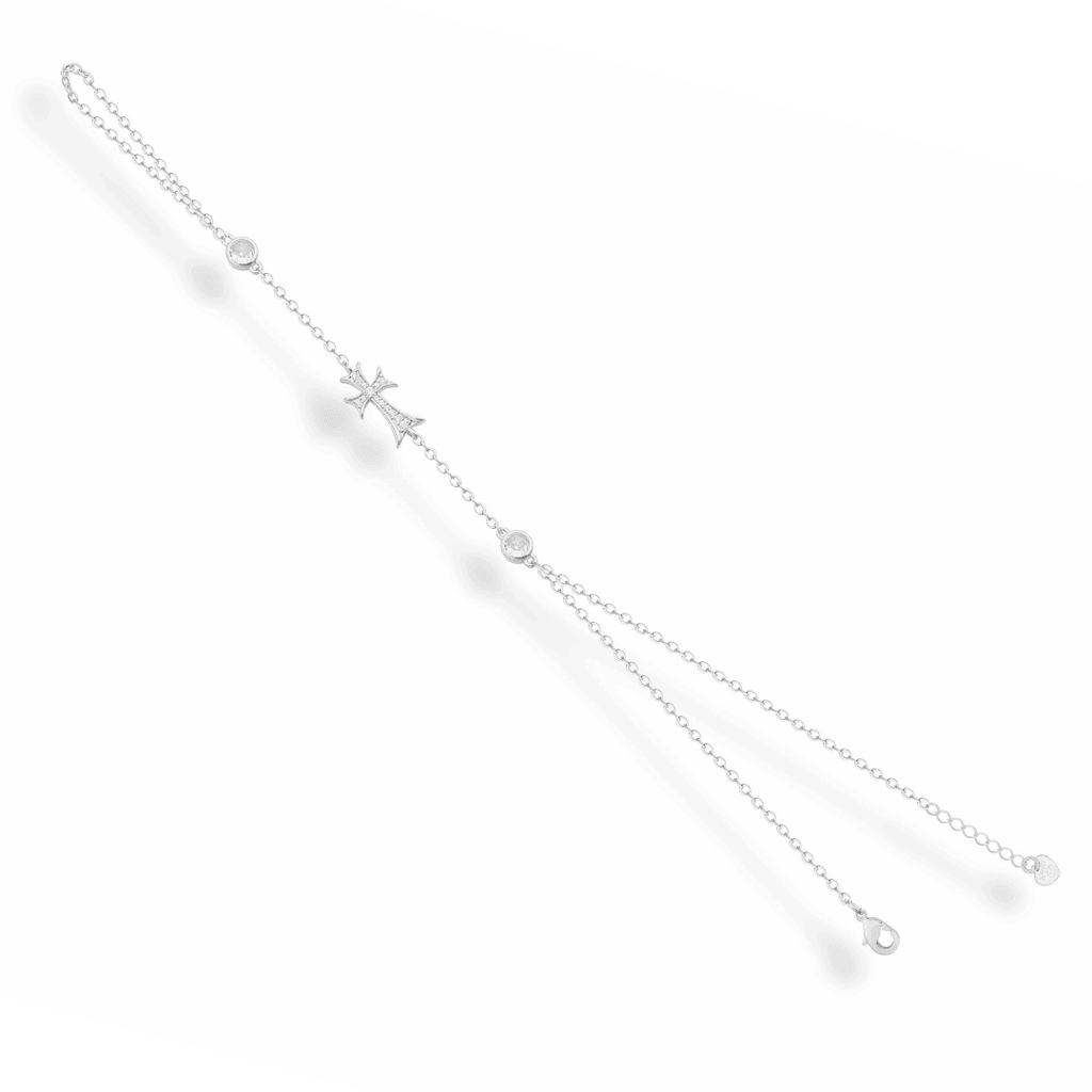 Double Cross Me Hand Chain - EVRYJEWELS