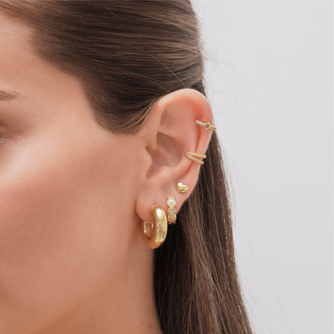 Hearts All Around Earrings
