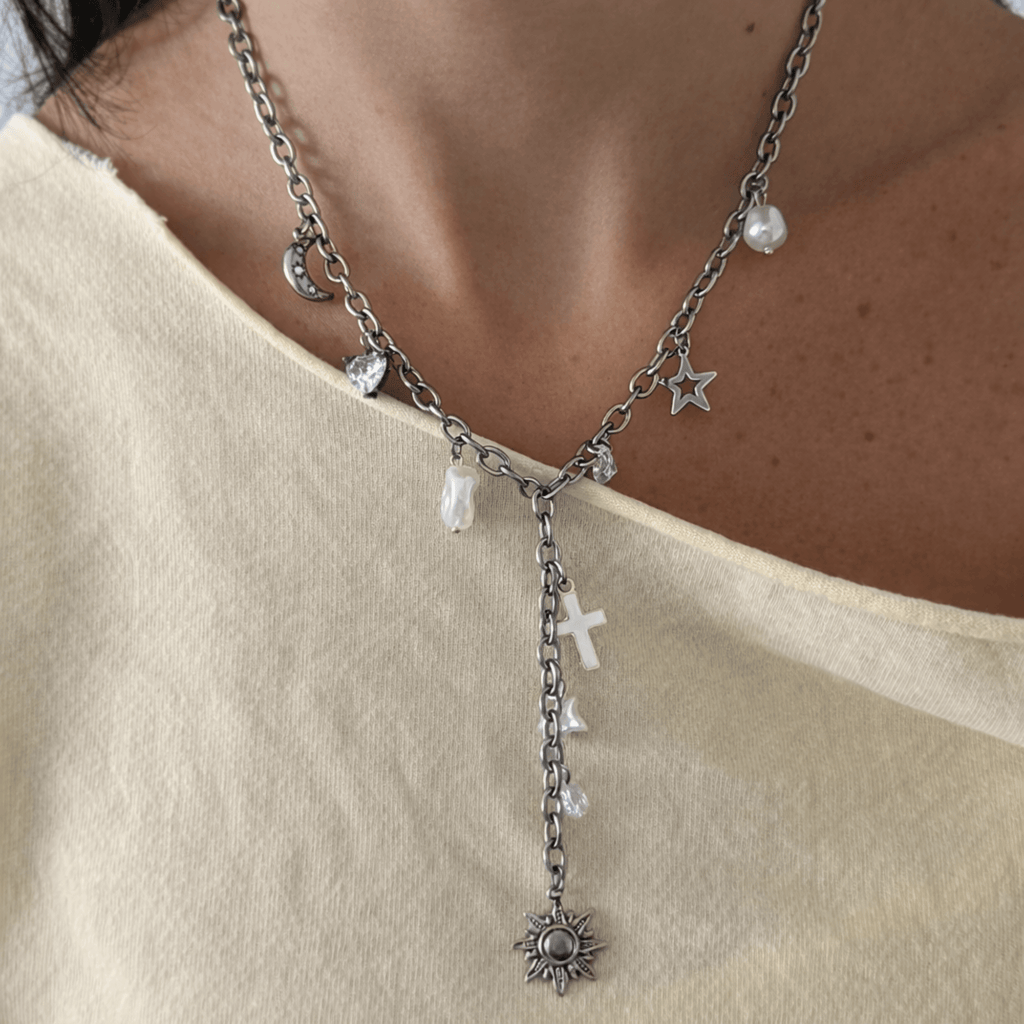 Wish Upon a Charm Lariat Necklace - EVRYJEWELS