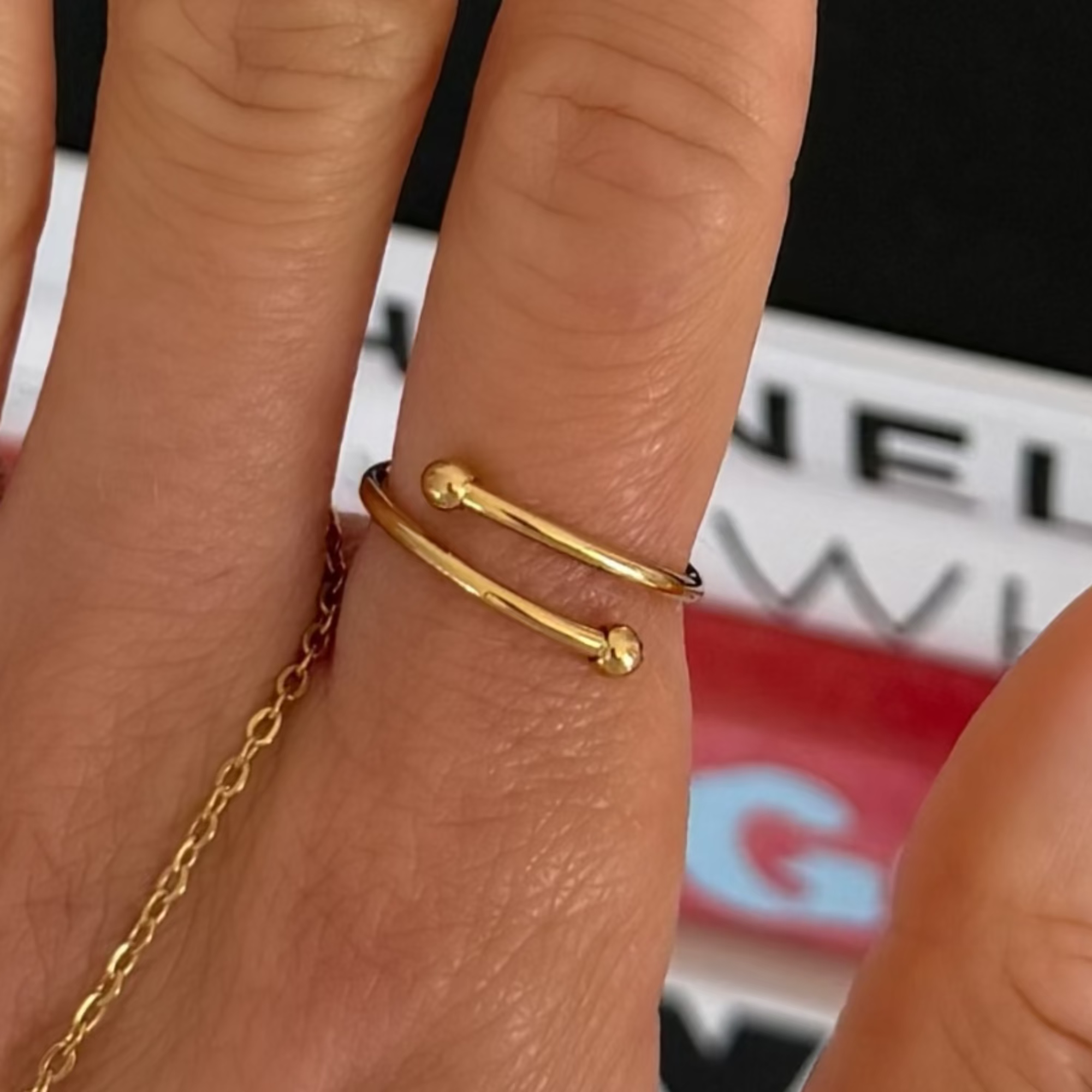 Cross Dot Ring - EVRYJEWELS