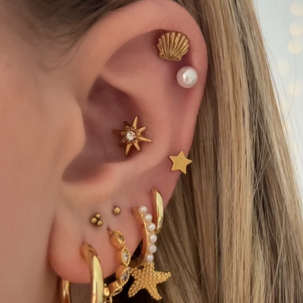 Flat Back Earrings Set Collection