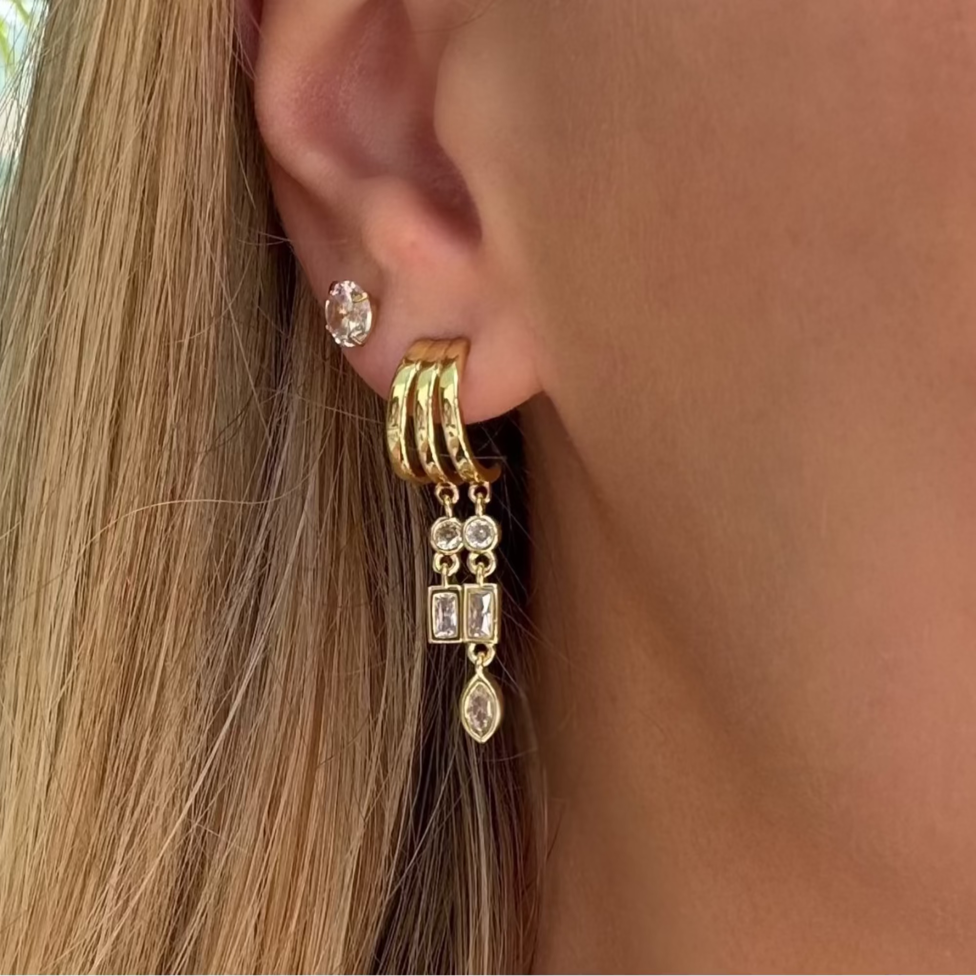 Icy Chain Earrings