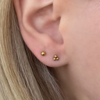 Tiny Crush Flat Back Earrings Set - EVRYJEWELS
