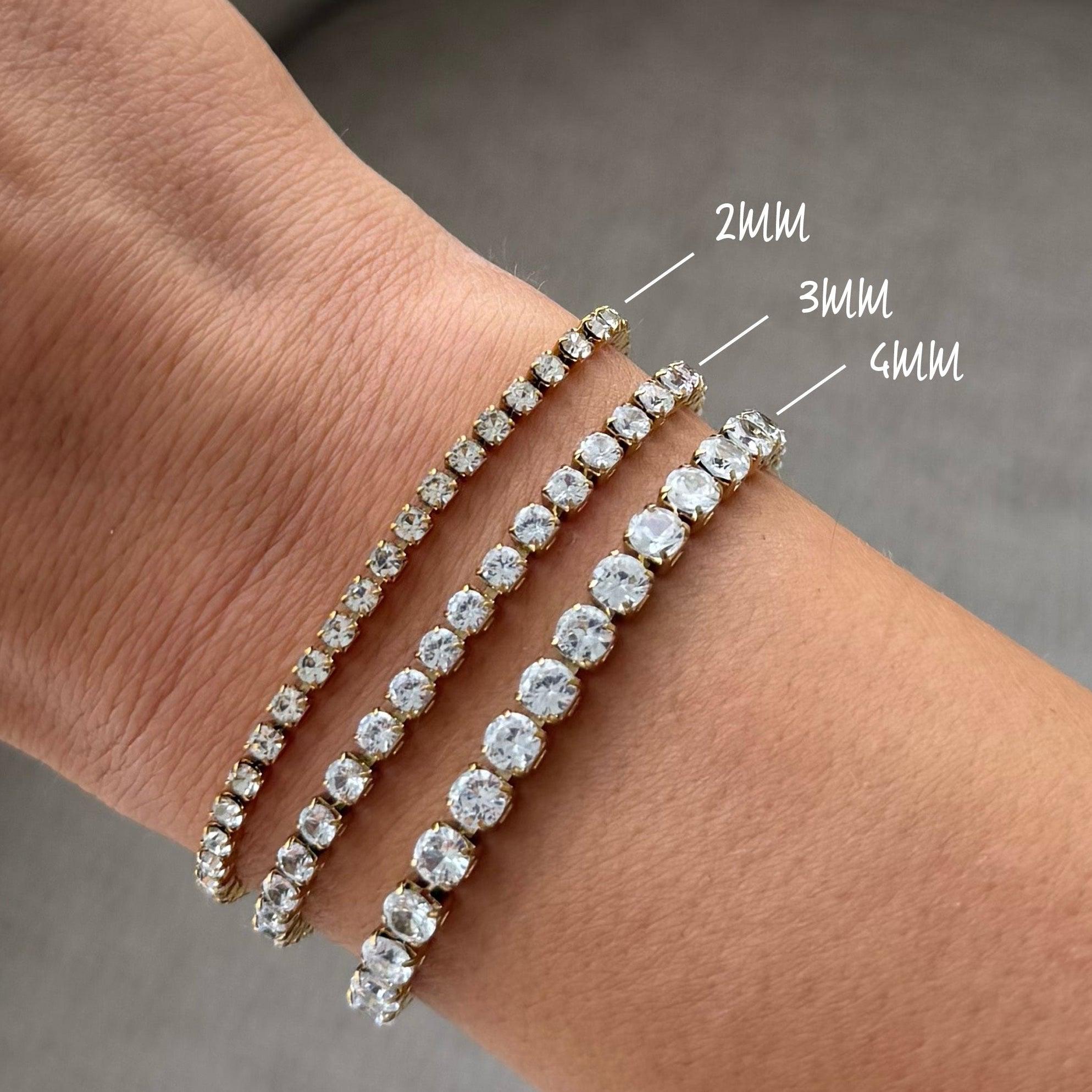 Champagne Tennis Bracelet - EVRYJEWELS