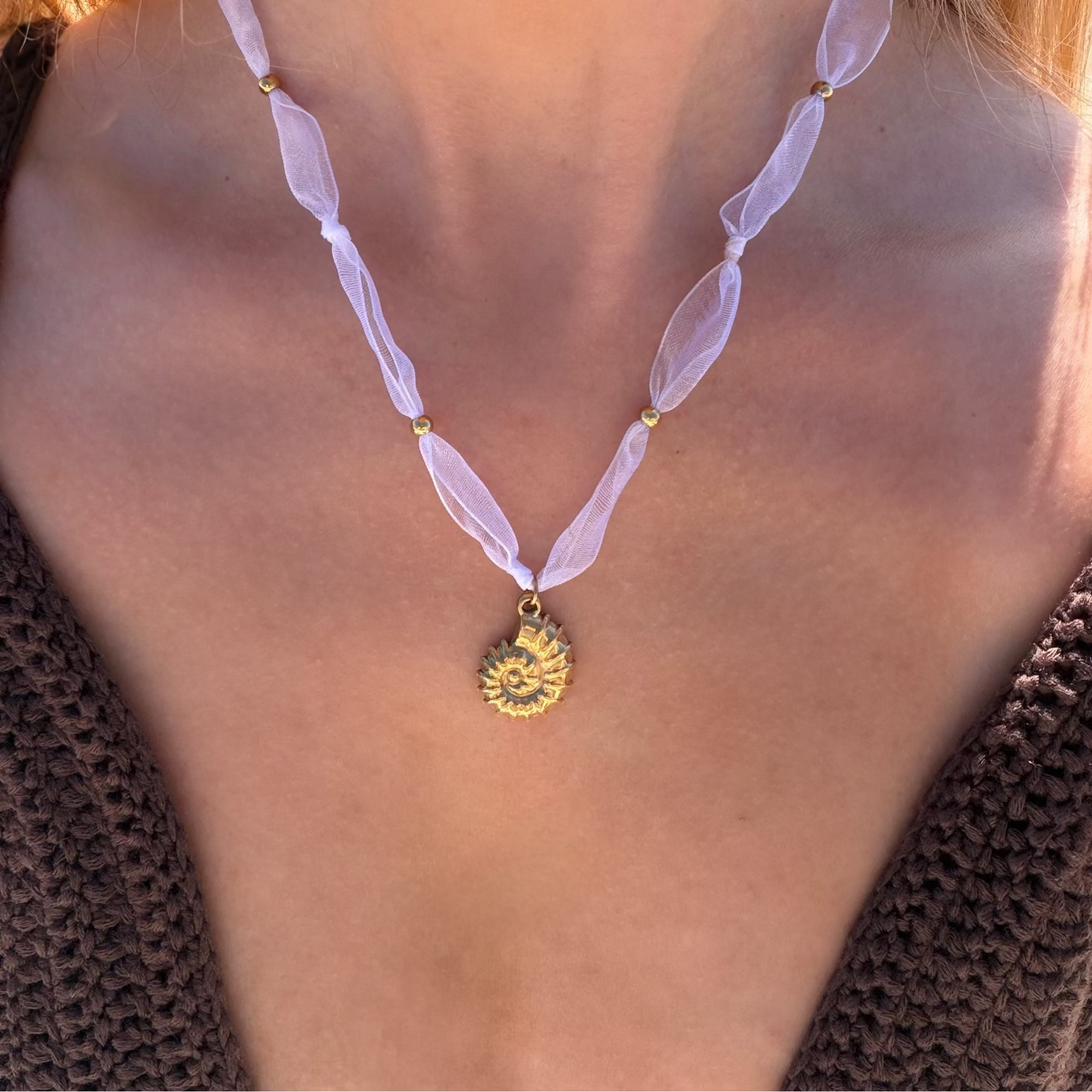 Tidal Tulle Necklace - EVRYJEWELS