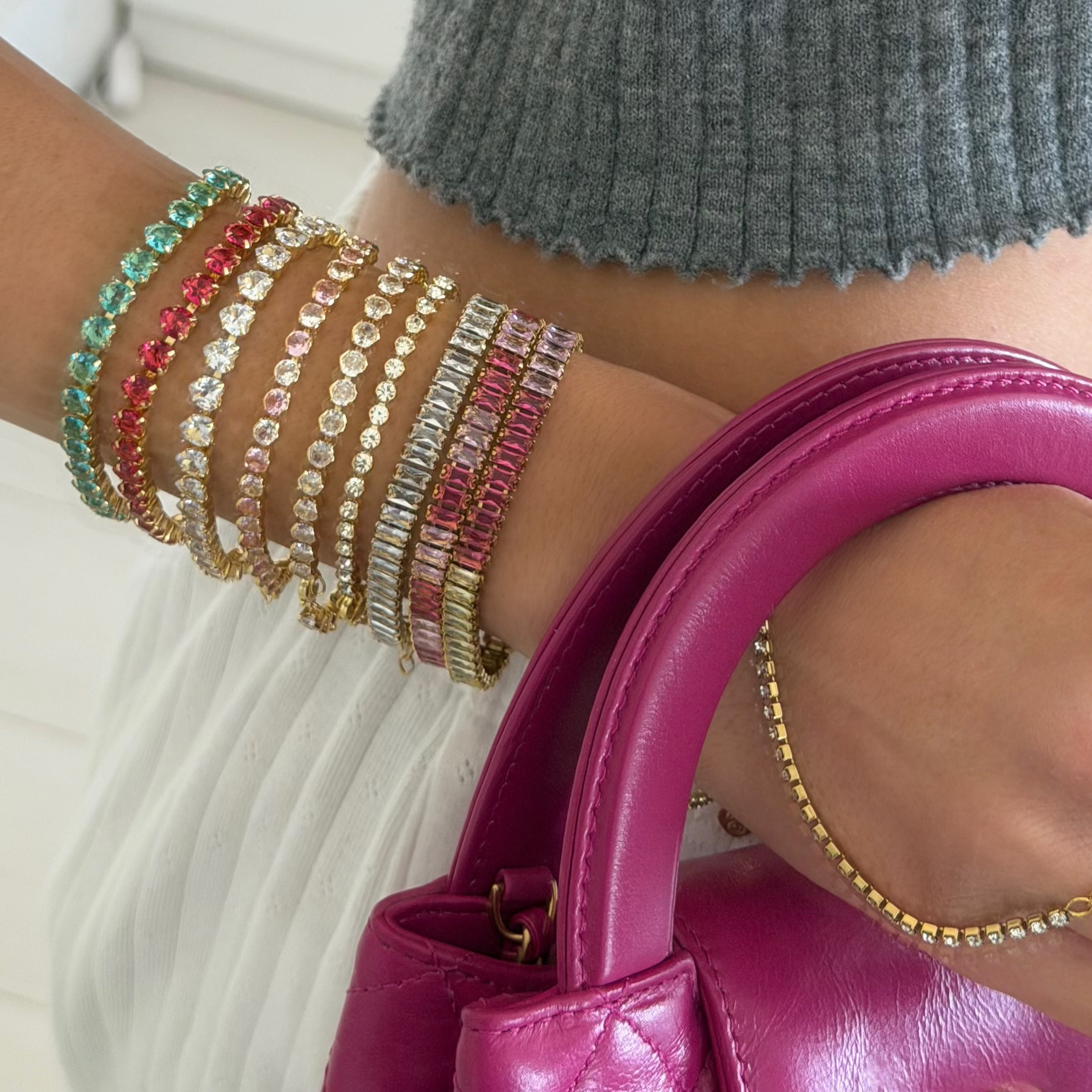 High-Shine Tennis Bracelet