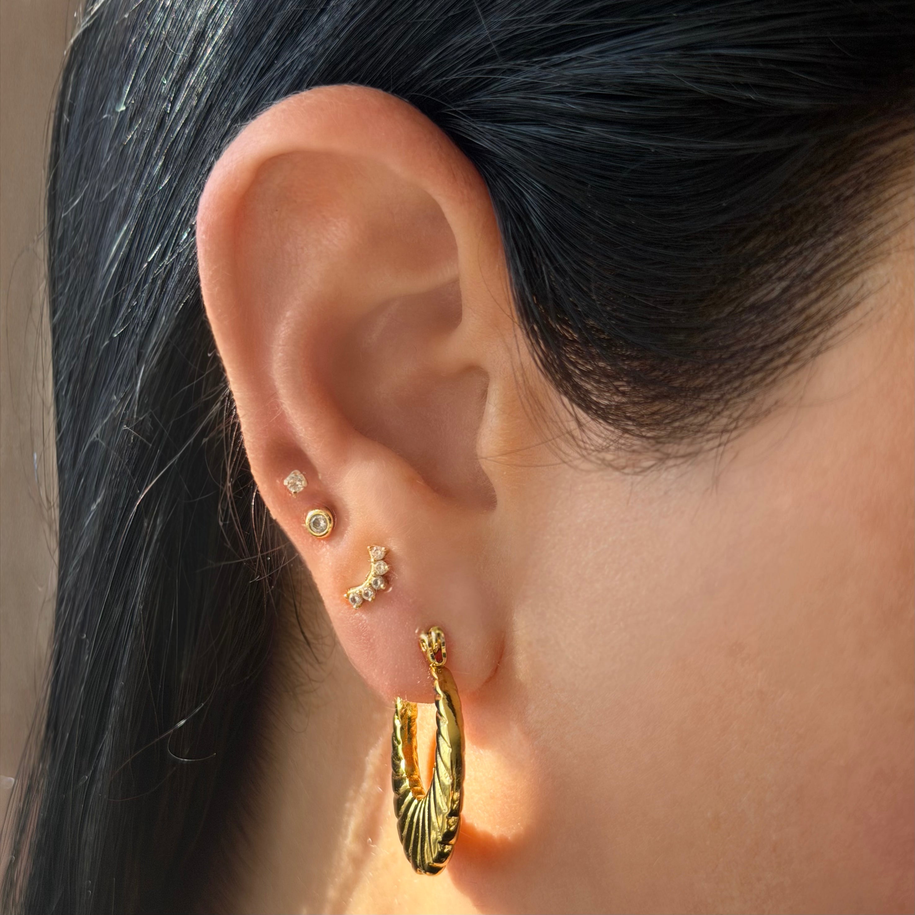 Main Character Hoop Earrings 4 Piece Pack