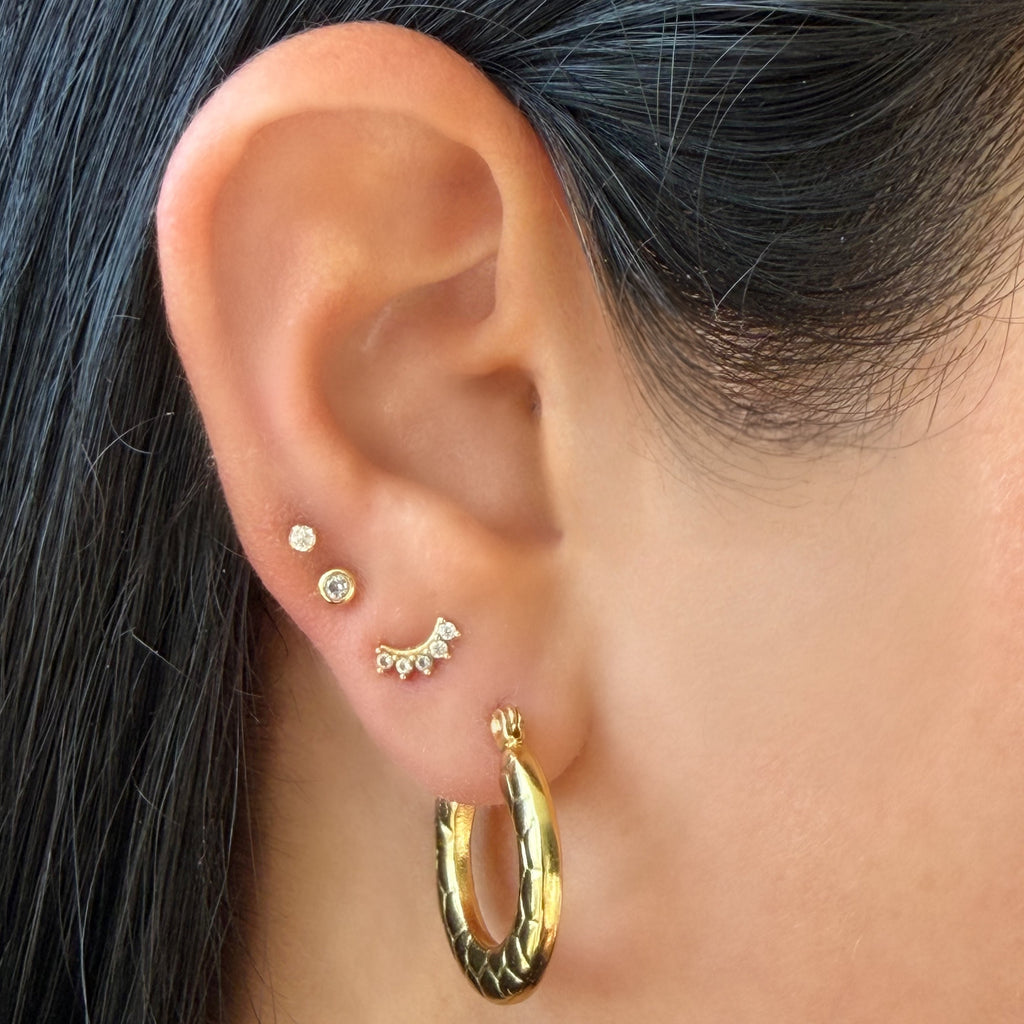 Main Character Hoop Earrings 4 Piece Pack