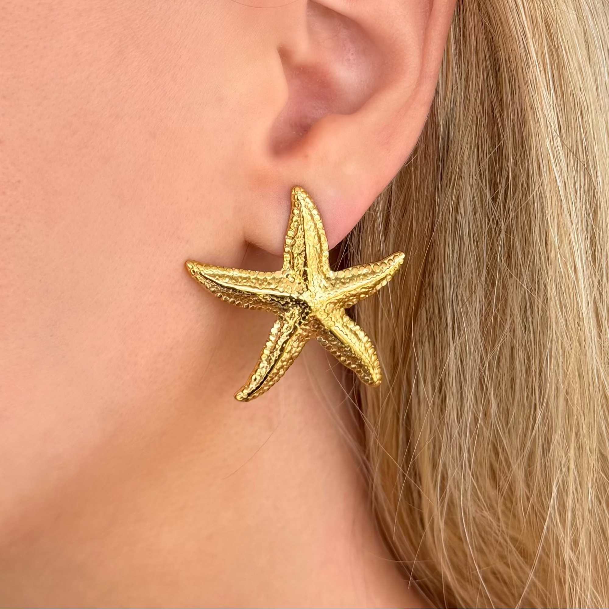 Starfish Wonder Stud Earrings - EVRYJEWELS