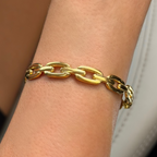 Linked Chain Bangle - EVRYJEWELS
