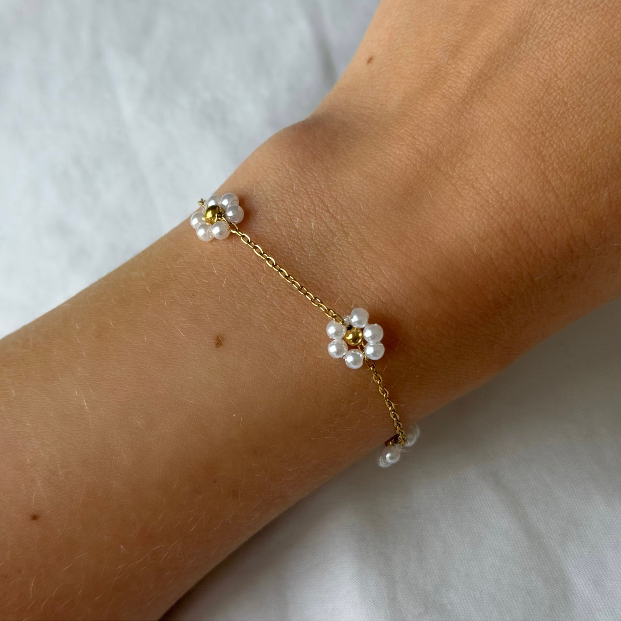 Daisy Summer Necklace & Bracelet 2 Piece Set