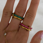 Rosie Glow Stacked Ring - EVRYJEWELS