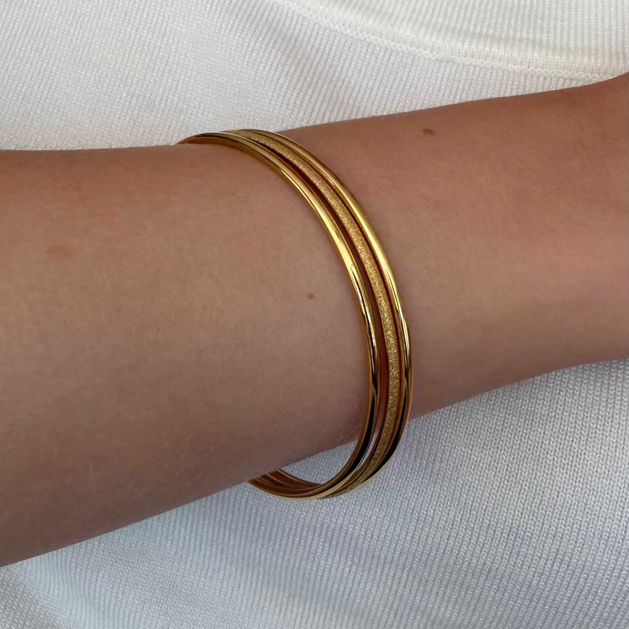 Baddie 3-Piece Bangle Set - EVRYJEWELS