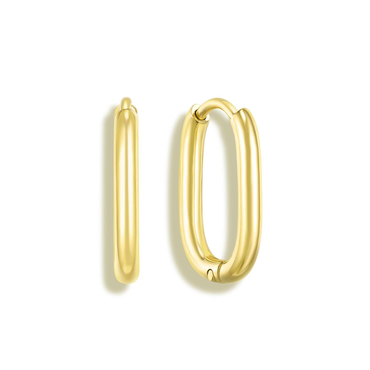 Fair and Square Hoops - EVRYJEWELS