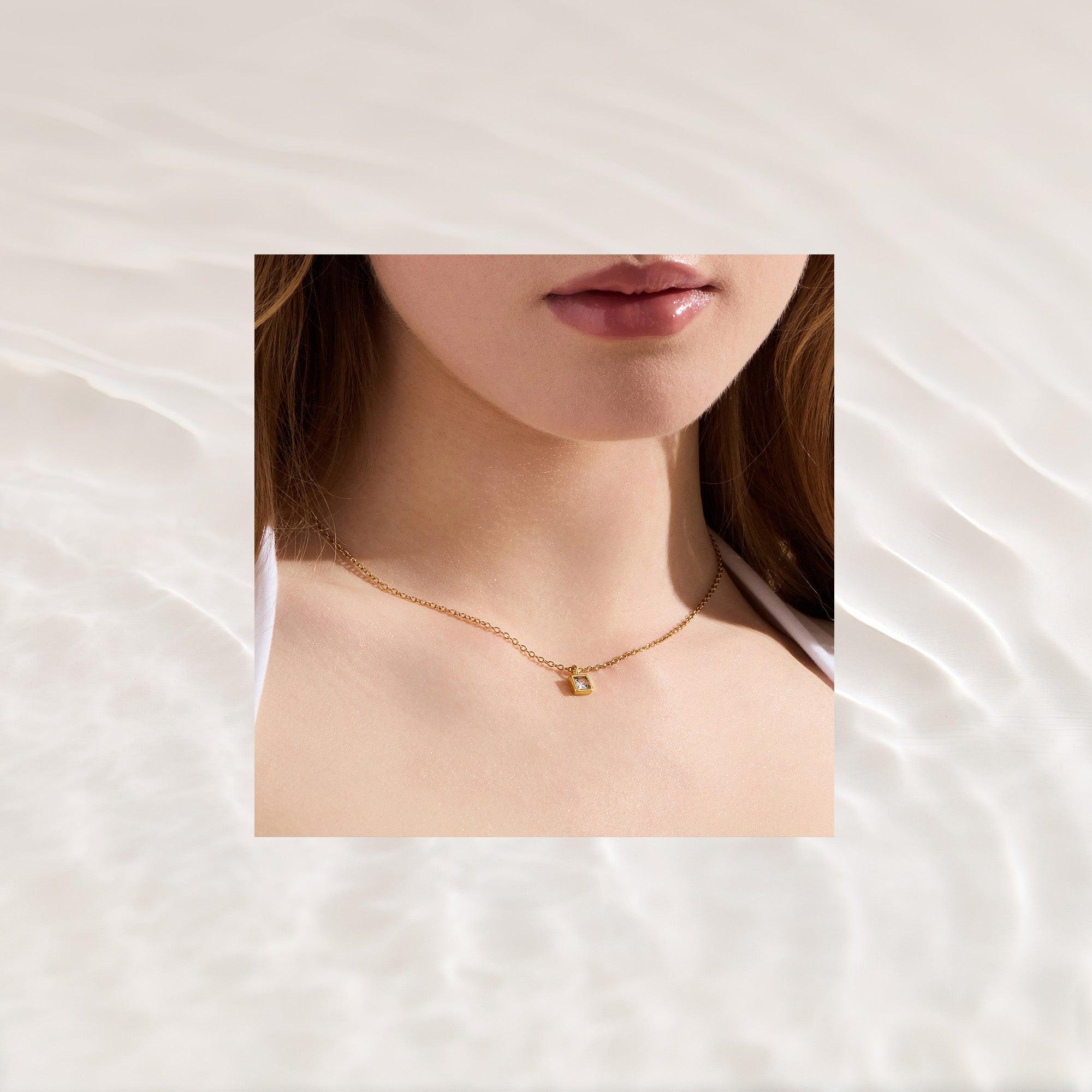 Faye Birthstone Necklace