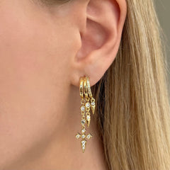 Sparkle Drop Charm Earrings - EVRYJEWELS
