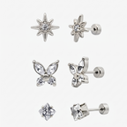Flat Back Earrings Set Collection - EVRYJEWELS