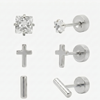 Flat Back Earrings Set Collection - EVRYJEWELS