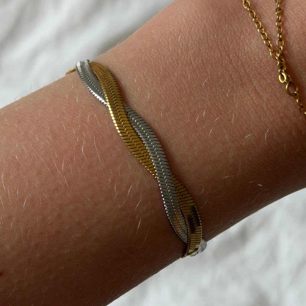Two-Tone Medusa Bracelet - EVRYJEWELS