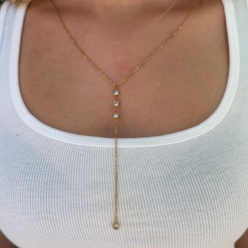 Touch of Glow Lariat Necklace - EVRYJEWELS