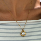 Pretty Pearl Aura Necklace - EVRYJEWELS