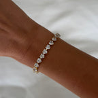 Fergie Heart Tennis Bracelet - EVRYJEWELS