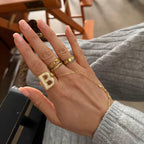 Rainbow's End 2-Piece Ring Set