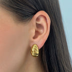 Twist Shell Dome Earrings
