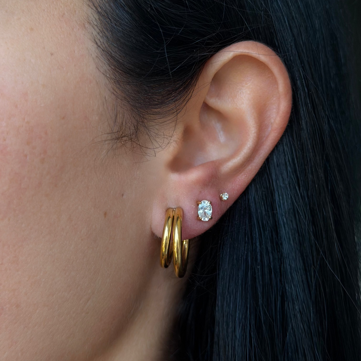Double Hoop Earrings