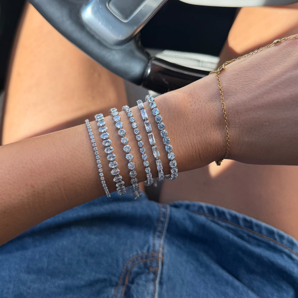 Champagne Tennis Bracelet