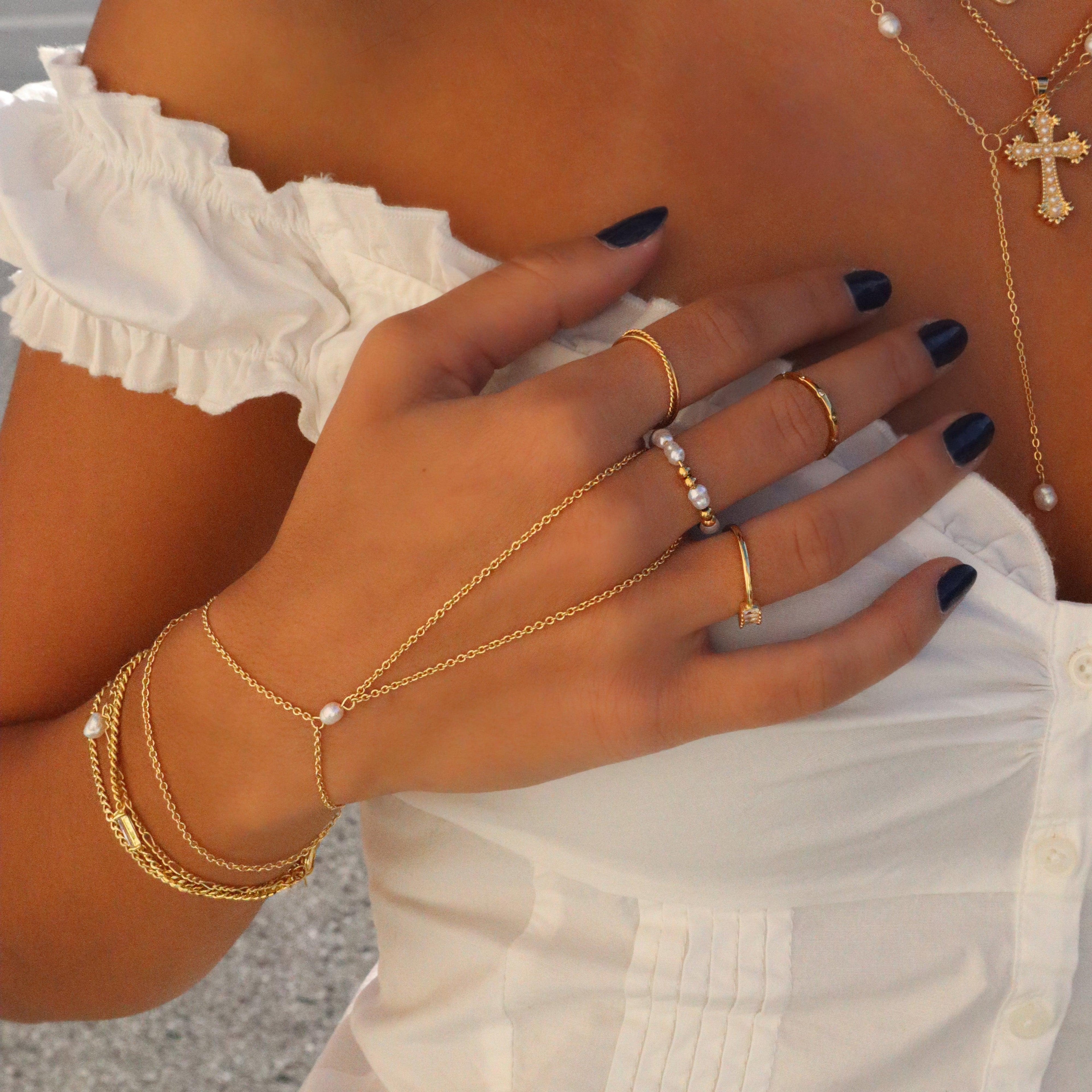 She's A Pearl Hand Chain
