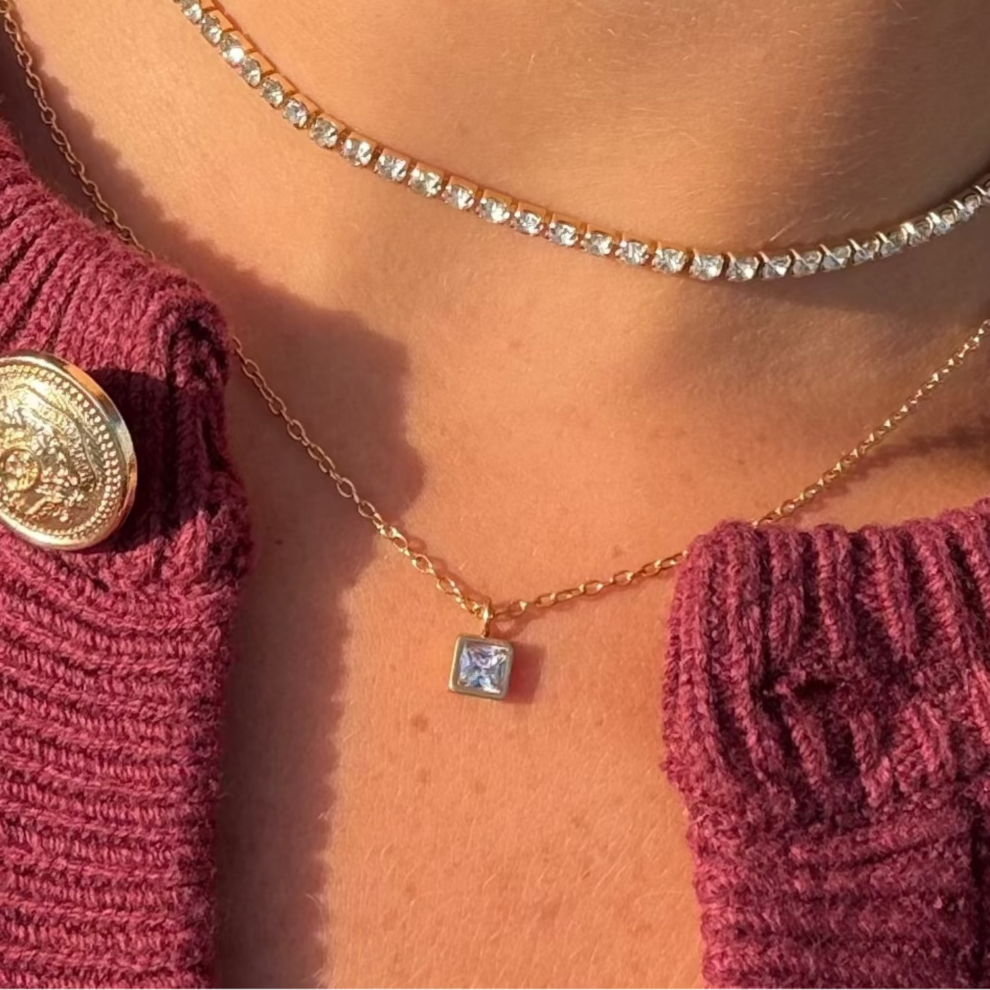 Faye Birthstone Necklace