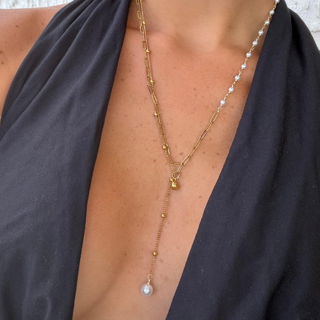 Sweet Glow Lariat Necklace - EVRYJEWELS