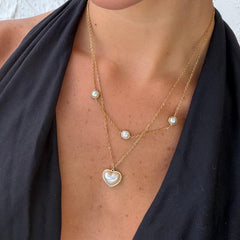 Pearly Love Necklace - EVRYJEWELS