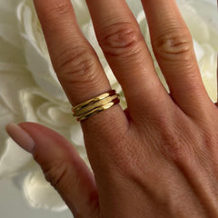 Shimmer Ring Set - EVRYJEWELS