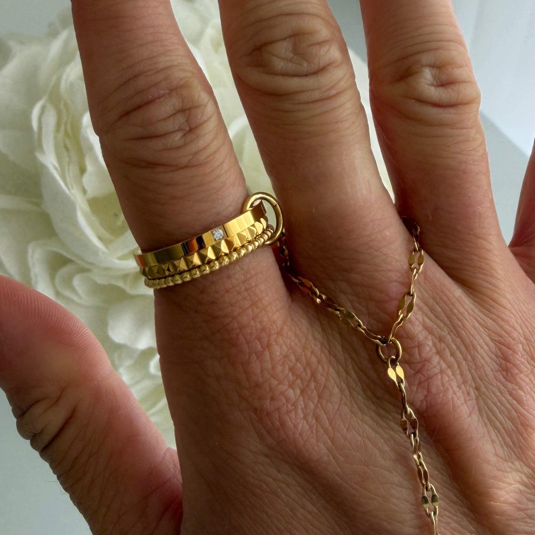 She's a Diva Stacked Ring - EVRYJEWELS